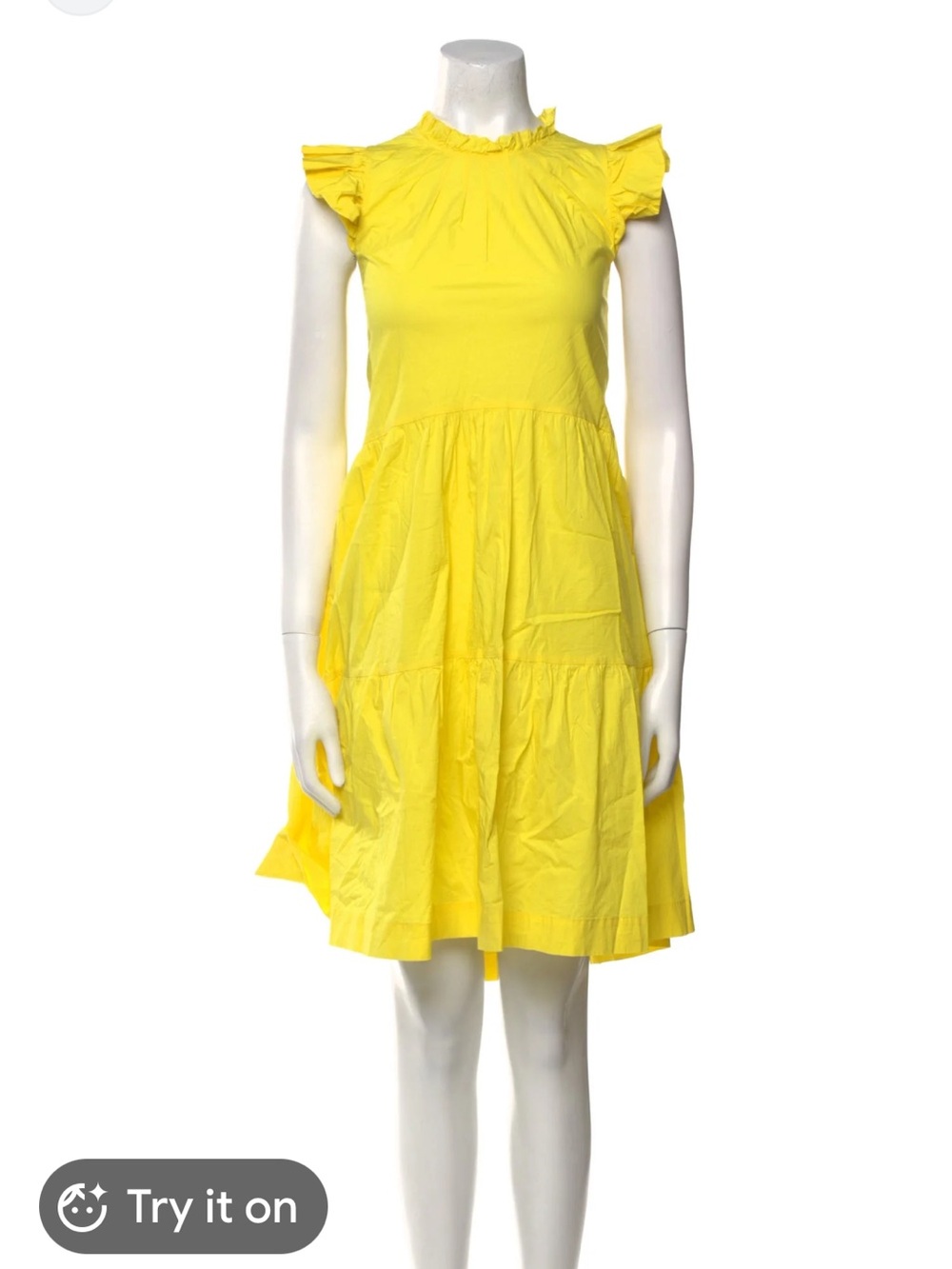 Sea Cotton Tiered Ruffle Trimmed Dress